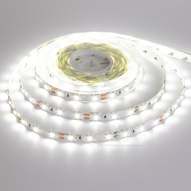 LED-35060-08 лента SMD3528 60 led/m мягкий (бел.плата) 4,8W IP44 240Лм