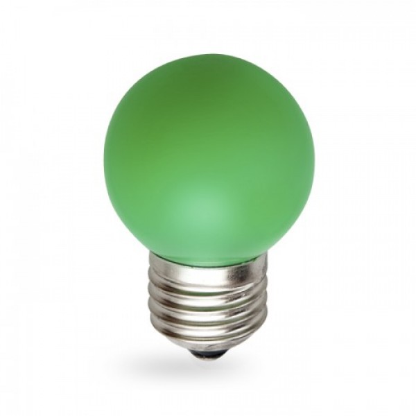 LED.Лампа Horoz 1W E27 зелена