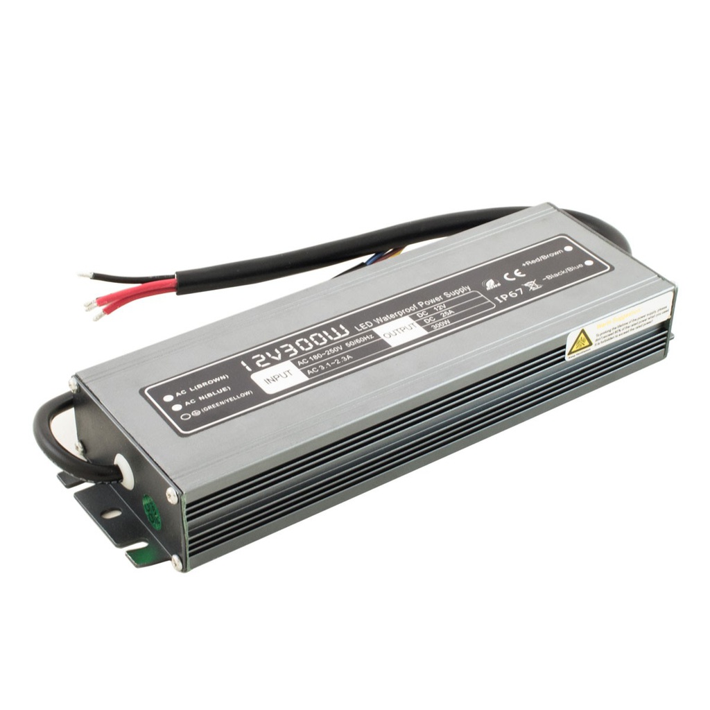 Блок живлення  BIOM Proffessional DC12 300W WBP-300 25А IP67