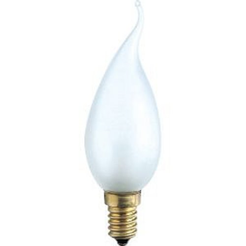 Лампа  PHILIPS ВXS35 40W E14 мат. свічка пламеобразн