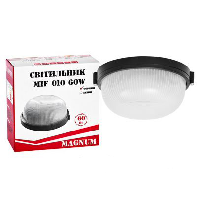 Свет-к настен. MAGNUM MIF 010 60W E27 круг черн.