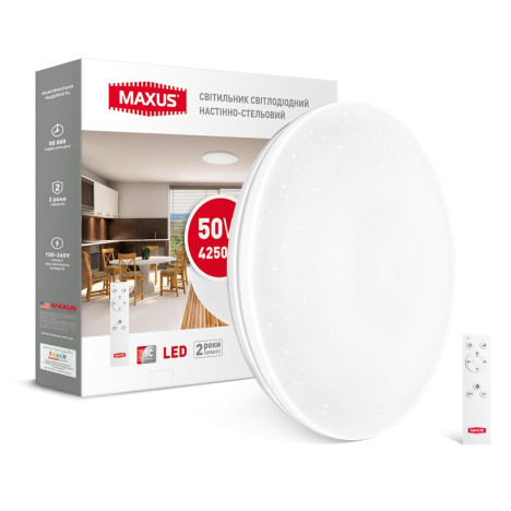 1-MAX-01-FNC-050-C Настінно-стельовий світильник LCL MAXUS 50W 3000-6500K