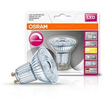 390171 Лампа OSRAM LED PAR16  4.6W  GU10  2700К DIM