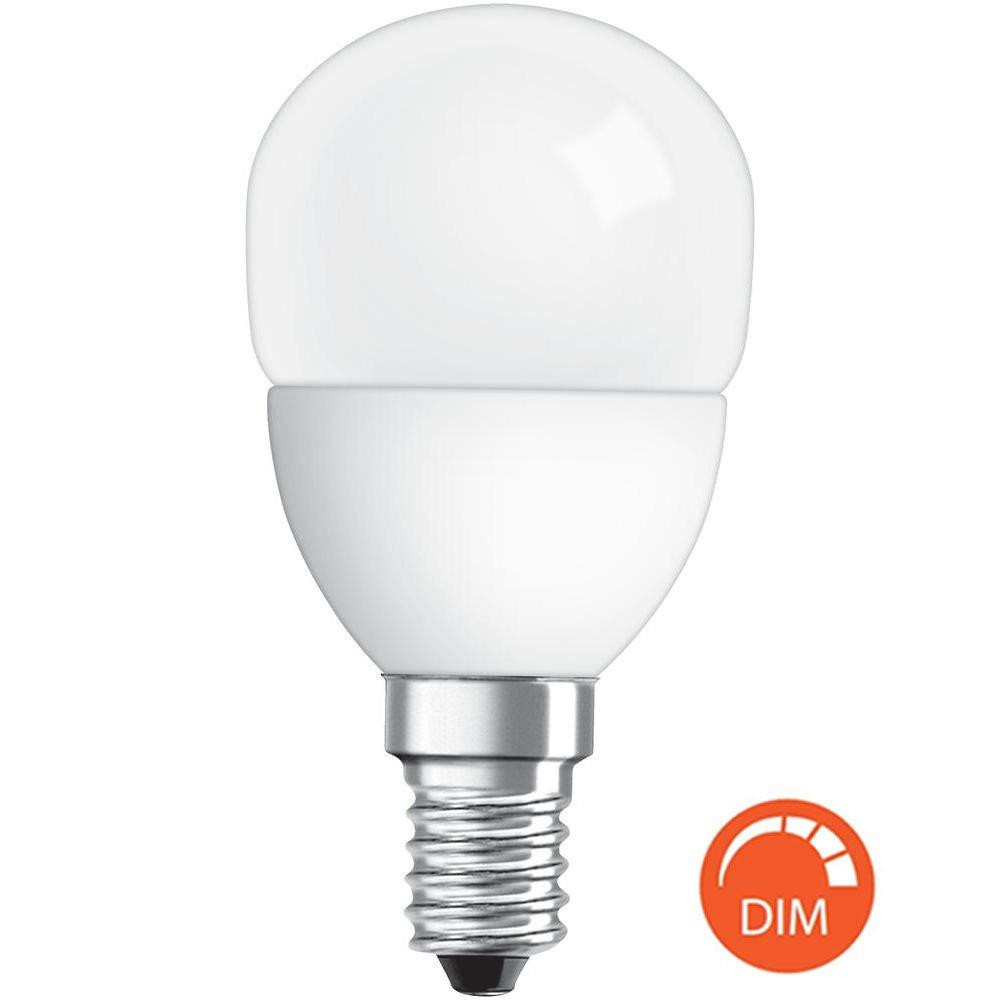 900905 Лампа OSRAM LED Р40  6W  Е14  2700К DIM шар