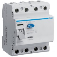 CF480D  Диф.реле Hager 3+N 80A, 300mA, А