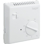 EK051  Термостат Hager 10А накл.