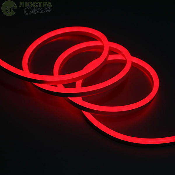 LED NEON стрічка 12V 8W (120led/м) червоний IP65