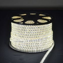 LED стрічка 220V SMD 5730 8W (120led/м) білий IP67