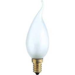 [04415] Лампа  PHILIPS ВXS35 40W E14 мат. свічка пламеобразн