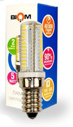 [08609] Лампа Biom LED  5W 220V 3000K E14 силікон