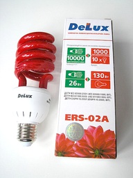 [01920] Лампа DELUX е/сбер.ERS-02А   26W  красная