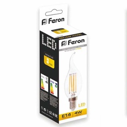 [08162] Лампа Feron LB-59 CF37 4W 2700K E14 проз.