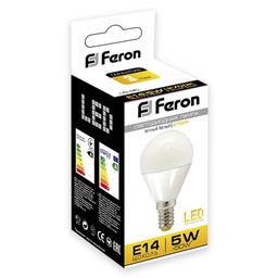 [08187] Лампа Feron LB-95 P45 5W 2700K E14