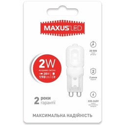 [09291] 1-LED-202  G9 2W 4100K 220V