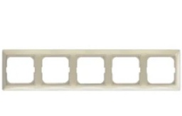 [05060] 2515-92 Рамка 5постов Basic 55 сл.кістка