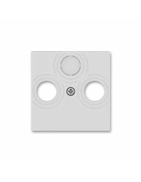 [03185] 5011H-A00300 16 Накладка TV+R+SAT Levit серый-белый